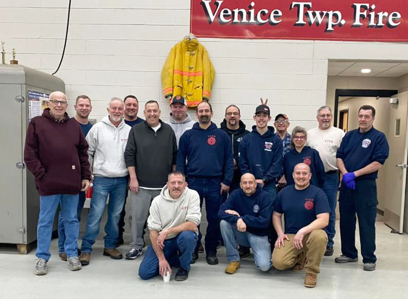 Photo of members of the Venice Township Police Department